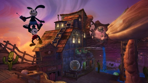 Epic Mickey 2: The Power of Two  - Консольные платформеры как отражение юридических страстей - обзор Epic Mickey 2 [PS Vita]